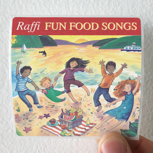 Raffi Fun Food Songs Album Cover Sticker Raffi Fun Food Songs Album Cover Sticker