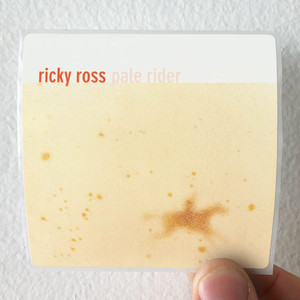 Ricky Ross Pale Rider Album Cover Sticker Ricky Ross Pale Rider Album Cover Sticker