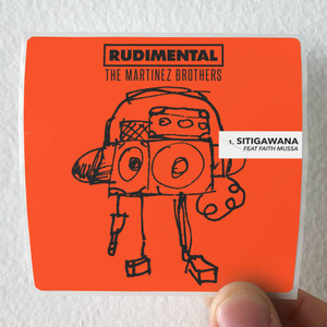 Rudimental Sitigawana Album Cover Sticker Rudimental Sitigawana Album Cover Sticker