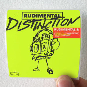 Rudimental Distinction Album Cover Sticker Rudimental Distinction Album Cover Sticker