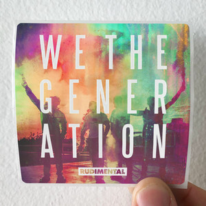Rudimental We The Generation Album Cover Sticker Rudimental We The Generation Album Cover Sticker