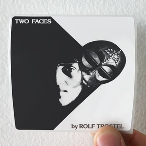 Rolf Trostel Two Faces Album Cover Sticker