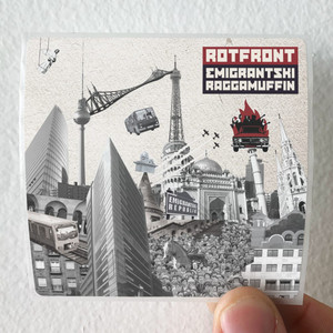 RotFront Emigrantski Raggamuffin Album Cover Sticker RotFront Emigrantski Raggamuffin Album Cover Sticker