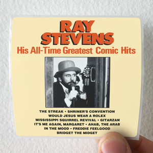 Ray Stevens All Time Greatest Hits Album Cover Sticker Ray Stevens All Time Greatest Hits Album Cover Sticker