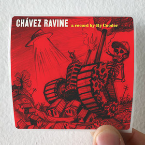 Ry Cooder Chvez Ravine Album Cover Sticker Ry Cooder Chvez Ravine Album Cover Sticker