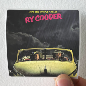 Ry Cooder Into The Purple Valley Album Cover Sticker Ry Cooder Into The Purple Valley Album Cover Sticker