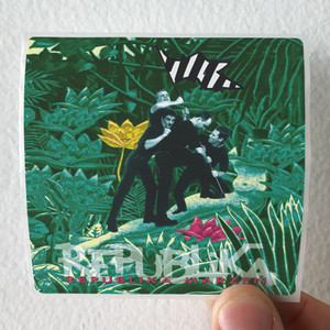 Republika Republika Marze Album Cover Sticker Republika Republika Marze Album Cover Sticker