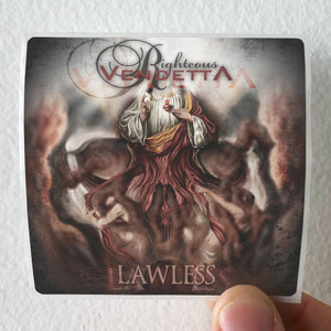 Righteous Vendetta Lawless Album Cover Sticker Righteous Vendetta Lawless Album Cover Sticker