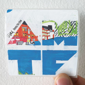 rega Among The Flow Album Cover Sticker rega Among The Flow Album Cover Sticker