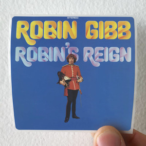 Robin Gibb Robins Reign Album Cover Sticker