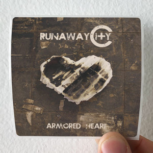 Runaway City Armored Heart Album Cover Sticker Runaway City Armored Heart Album Cover Sticker