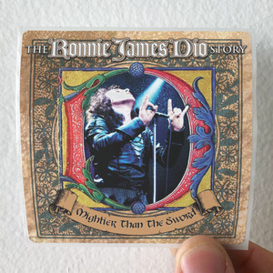 Ronnie James Dio Mightier Than The Sword The Ronnie James Dio Story Album Cover Sticker Ronnie James Dio Mightier Than The Sword The Ronnie James Dio Story Album Cover Sticker
