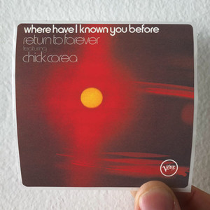 Return to Forever Where Have I Known You Before 1 Album Cover Sticker Return to Forever Where Have I Known You Before 1 Album Cover Sticker
