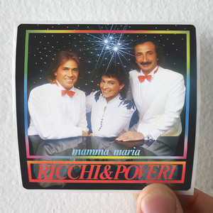 Ricchi e poveri Mamma Maria Album Cover Sticker Ricchi e poveri Mamma Maria Album Cover Sticker