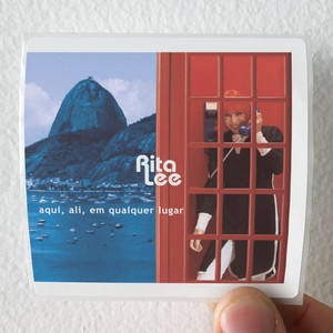 Rita Lee Aqui Ali Em Qualquer Lugar Album Cover Sticker Rita Lee Aqui Ali Em Qualquer Lugar Album Cover Sticker