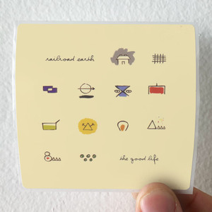 Railroad Earth The Good Life Album Cover Sticker Railroad Earth The Good Life Album Cover Sticker