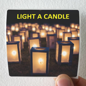 Rob Lundgren Light A Candle Album Cover Sticker