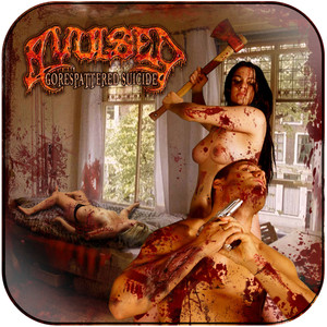 Avulsed Gorespattered Suicide Album Cover Sticker Album Cover Sticker Avulsed Gorespattered Suicide Album Cover Sticker Album Cover Sticker