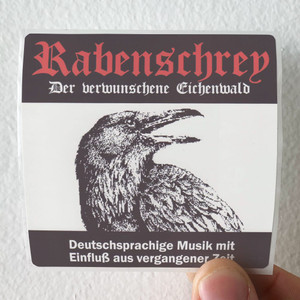 Rabenschrey Der Verwunschene Eichenwald Album Cover Sticker