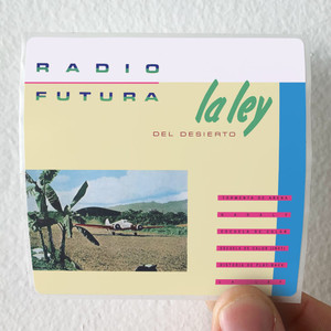 Radio Futura La Ley Del Desierto La Ley Del Mar Album Cover Sticker Radio Futura La Ley Del Desierto La Ley Del Mar Album Cover Sticker