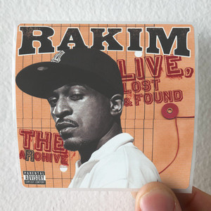 Rakim The Archive Live Lost Found 1 Album Cover Sticker