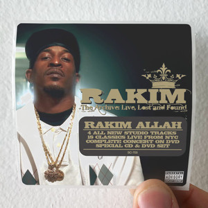 Rakim The Archive Live Lost Found Album Cover Sticker