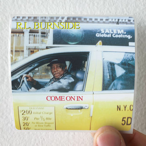 R L Burnside Come On In Album Cover Sticker