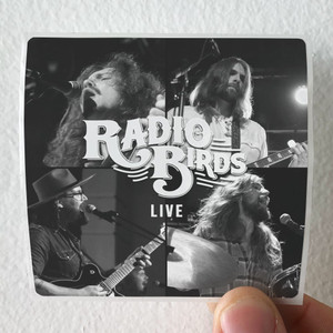 Radio Birds Live Album Cover Sticker Radio Birds Live Album Cover Sticker