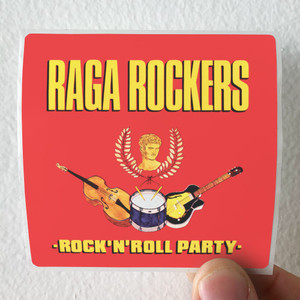 Raga Rockers Rocknroll Party Album Cover Sticker