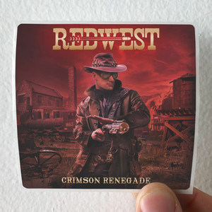 Redwest Crimson Renegade Album Cover Sticker