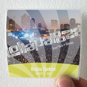 Regina Spektor Live At Lollapalooza 2007 Regina Spektor Album Cover Sticker Regina Spektor Live At Lollapalooza 2007 Regina Spektor Album Cover Sticker