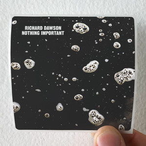 Richard Dawson Nothing Important Album Cover Sticker Richard Dawson Nothing Important Album Cover Sticker