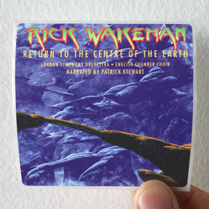 Rick Wakeman Return To The Centre Of The Earth Album Cover Sticker Rick Wakeman Return To The Centre Of The Earth Album Cover Sticker