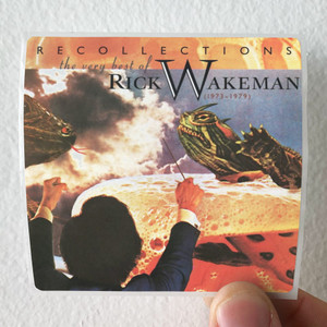 Rick Wakeman Recollections The Very Best Of Rick Wakeman 1973 1979 Album Cover Sticker