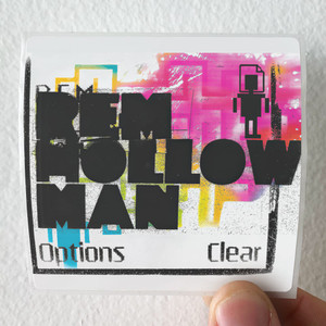 REM Hollow Man Album Cover Sticker REM Hollow Man Album Cover Sticker