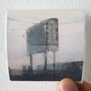 REM Strange Currencies Album Cover Sticker REM Strange Currencies Album Cover Sticker