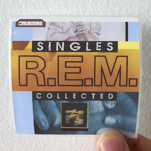 REM Singles Collected Album Cover Sticker REM Singles Collected Album Cover Sticker