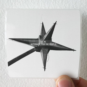 REM Automatic For The People 1 Album Cover Sticker REM Automatic For The People 1 Album Cover Sticker