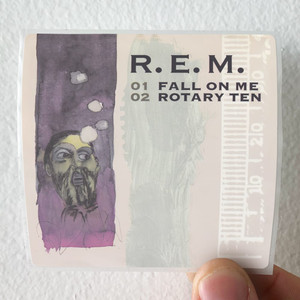 REM Fall On Me 1 Album Cover Sticker REM Fall On Me 1 Album Cover Sticker