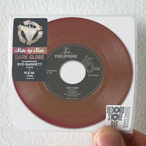 REM Side By Side Dark Globe Album Cover Sticker REM Side By Side Dark Globe Album Cover Sticker