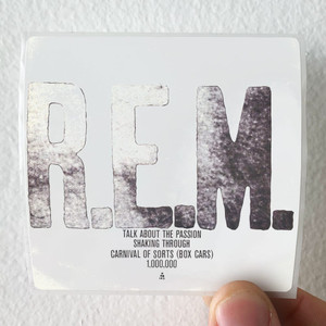 REM Talk About The Passion 1 Album Cover Sticker REM Talk About The Passion 1 Album Cover Sticker