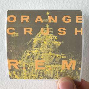 REM Orange Crush 1 Album Cover Sticker REM Orange Crush 1 Album Cover Sticker