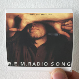 REM Radio Song Album Cover Sticker
