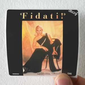 Raffaella Carra Fidati Album Cover Sticker