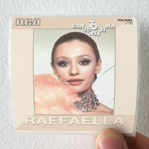 Raffaella Carra Canzonissima 70 Album Cover Sticker Raffaella Carra Canzonissima 70 Album Cover Sticker