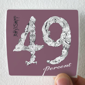 Royksopp 49 Percent Album Cover Sticker Royksopp 49 Percent Album Cover Sticker
