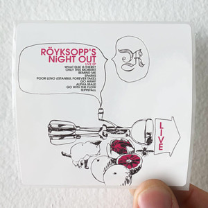 Royksopp Ryksopps Night Out Album Cover Sticker Royksopp Ryksopps Night Out Album Cover Sticker