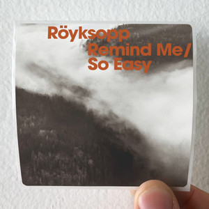 Royksopp Remind Me Album Cover Sticker Royksopp Remind Me Album Cover Sticker