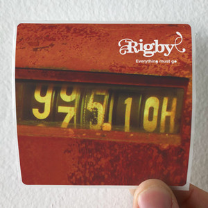 Rigby Everything Must Go Album Cover Sticker Rigby Everything Must Go Album Cover Sticker