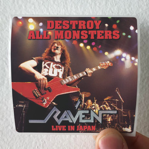 Raven Destroy All Monsters Live In Japan Album Cover Sticker Raven Destroy All Monsters Live In Japan Album Cover Sticker
